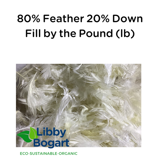 80% Feather 20% Down by the Pound (lb)