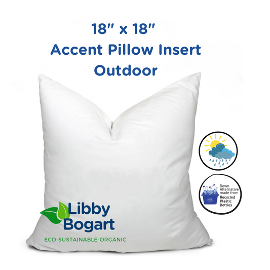 18" x 18" Down Alternative Outdoor Accent Pillow Insert